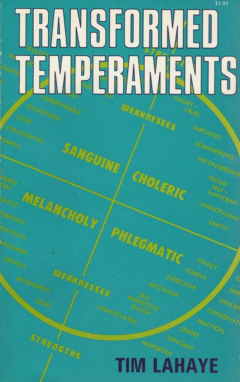 TRANSFORMED TEMPERAMENTS BY TIM LAHAYE